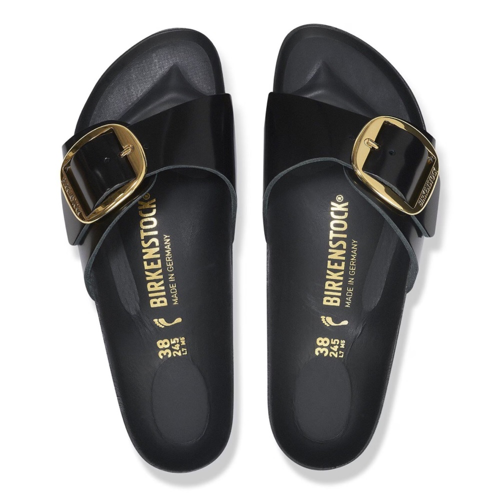 Birkenstock Madrid Big Buckle High Shine Sz 37
